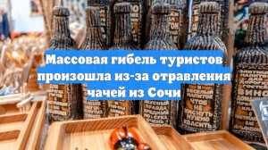 Массовая гибель туристов произошла из-за отравления чачей из Сочи