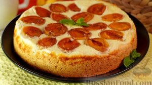 ПЕСОЧНЫЙ ПИРОГ С ТВОРОГОМ И АБРИКОСАМИ