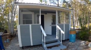 Обзор дачного дома 6х4 м. СК "СВОД" Хабаровск.