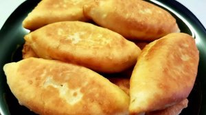 Рецепт жареных пирожков с капустой 👍на сковороде 👍пышные вкусные аппетитные для всей семьи быстро