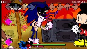 Sonic exe vs mickey mouse fnf android