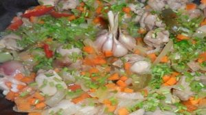 Испанская паэлья с курицей