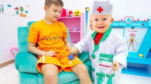 Диана и Рома выбирают Оливеру профессию