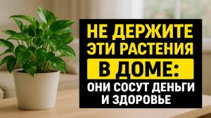 Какие растения запрещено держать дома: они вытягивают деньги и силы, немедленно избавьтесь от них