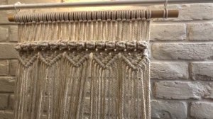 Коврик макраме своими руками часть 1 | Коврик макраме схема | Макраме коврик мастер-класс