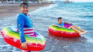 Диана и Рома - Семейная поездка на море