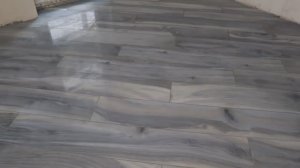 Укладка необычной супер плитки на пол весь процесс.