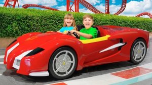 Диана и Рома посетили тематический парк Ferrari World