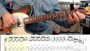 Hybrid Picking   in Dm(guitar cover,tab,backing track)