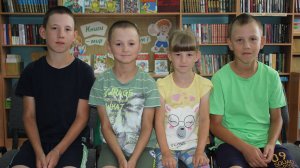 Артём, 11 лет ,Семён, 10 лет, Степан, 8 лет, Анастасия, 6 лет (видео-анкета)