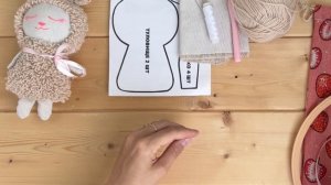 Обзор набора для шитья зайки в ковровой технике. Где купить читайте в описании