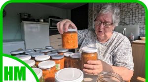 6 августа. Приготовила томатную заправку. Замариновала огурцы.