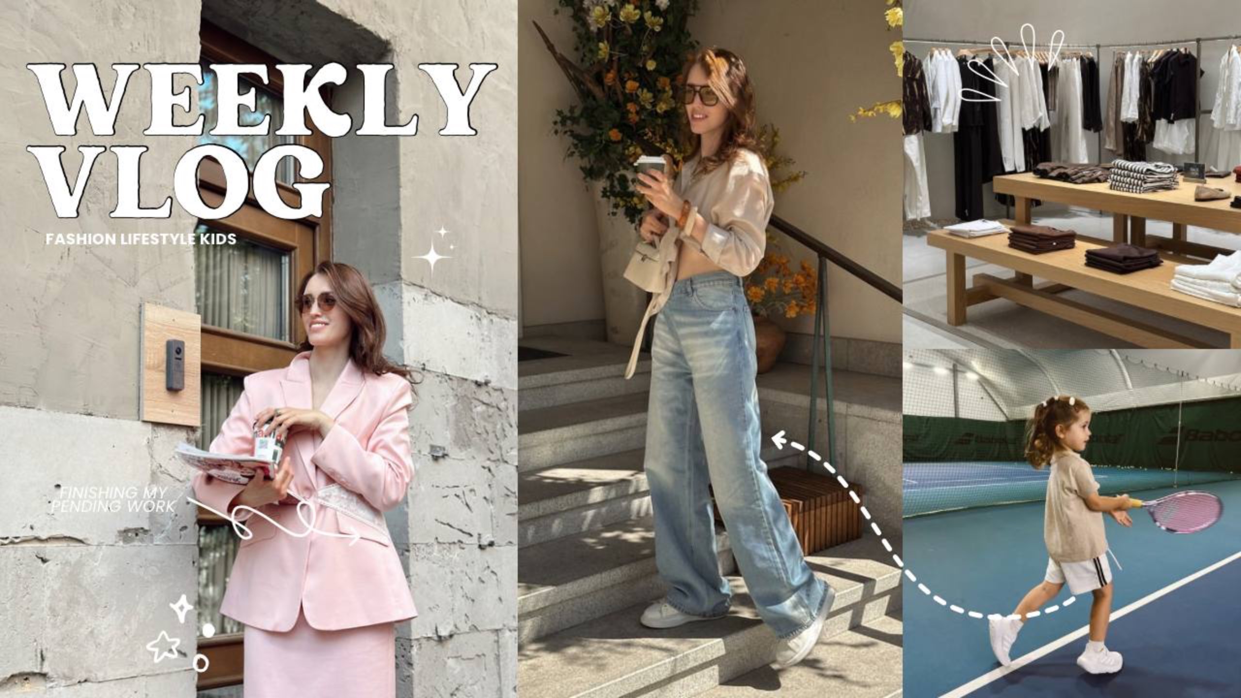 VLOG | теннис в 3 года | шоппинг | детский день рождения | 2 МЛН ПРОСМОТРОВ?! смотреть онлайн