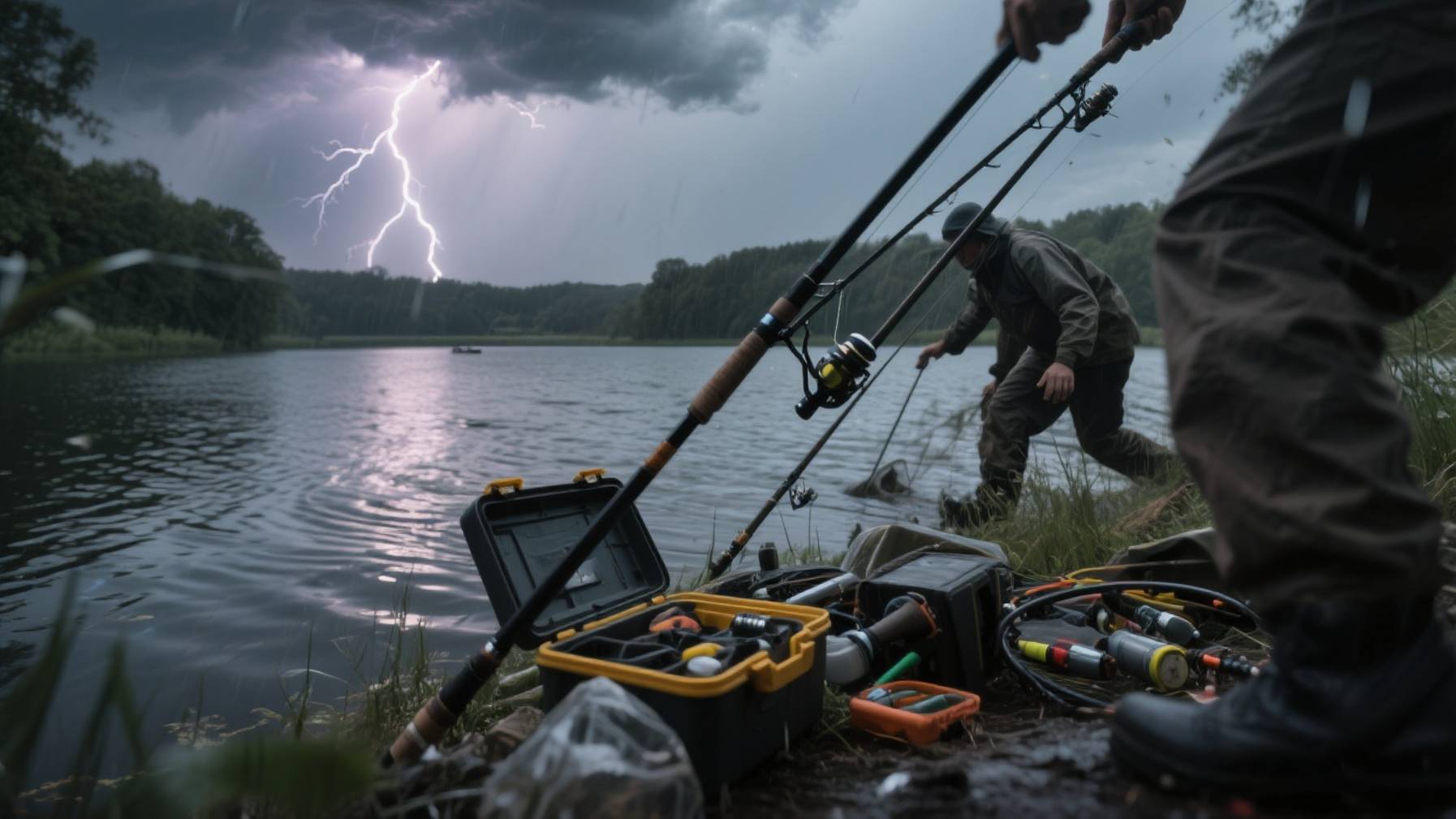 Воронежская обл: ребёнок погиб от удара молнии во время рыбалки смотреть онлайн