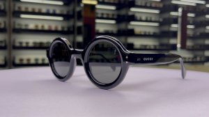 Gucci 0871S 003: круглые унисекс очки из Италии