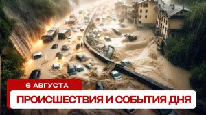 Новости сегодня 06.08.2025. Катаклизмы за день, ЧП, события дня!
