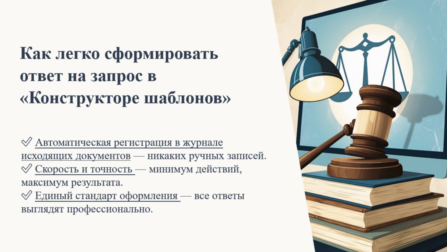 Как легко сформировать ответ на запрос в «Конструкторе шаблонов»