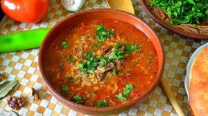 Ароматный суп ХАРЧО рецепт с копчеными РЕБРЫШКАМИ.