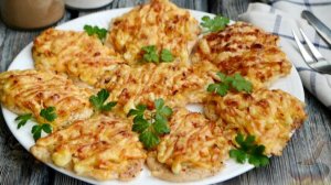 Очень сочное и нежное. КУРИНОЕ ФИЛЕ, ЗАПЕЧЕННОЕ С ЯБЛОКАМИ И СЫРОМ