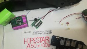 Hopestar A60, ремонт замена аккумулятора 15Ah =10÷15 часов музыки