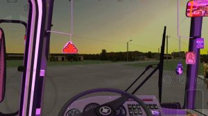 Затюниный пазик на городском маршруте серпова