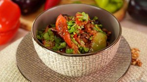 Незабываемый вкус. ЗАКУСКА ИЗ ЖАРЕНЫХ БАКЛАЖАНОВ И ПЕРЦА