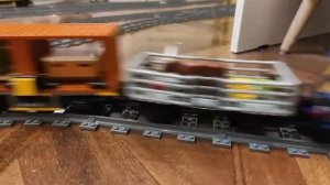 Маневры Lego поездов