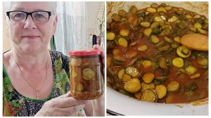 "Жизнь на пенсии".. Вкусные, хрустящие огурчики в Краснодарском соусе.
