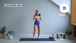 growingannanas Calisthenics 30 MIN FULL BODY BURN - NO JUMPING - With Weights (Advanced) Home Workou