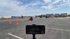 Gymkhana GP 2025 stage4 / Nosal Julia Honda VTR 250 / heat 1