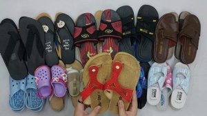 38759 Пляжная обувь, 1пак, pantofole estive, секонд (cream/extra) оптом