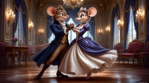 Мультфильм "Мышиный город 19 века" , успокаивающая, медленная музыка без слов.