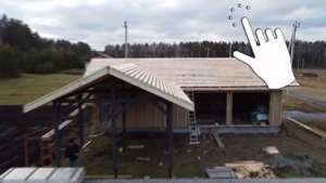 Строительство каркасного гаража со сложными архитектурными формами