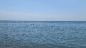 Крым. Судак. 07.08.205 г. Обстановка на пляже!