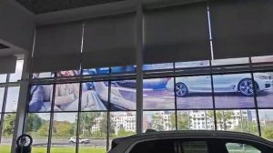 Рулонные шторы Benthin с электроприводом премиальное немецкое качество в салоне BMW