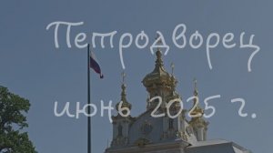 Внуки в Петродворце (июнь 2025)