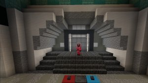 Майнкрафт:Игра в кальмара комната игроков.