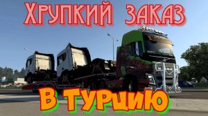 Евро Трак Симулятор 2. ХРУПКИЙ И СРОЧНЫЙ ЗАКАЗ в Турцию