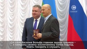 Во Дворце искусств в честь Дня физкультурника торжественно чествовали спортивных деятелей