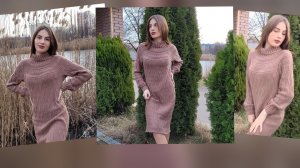 ✨️"Я в моменте" ✨️Базовое платье с горлом спицами ✨️Мастер класс ✨️