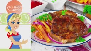 🍖 СВИНАЯ ШЕЯ НА СКОВОРОДЕ — сочная и ароматная!