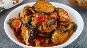 Вкусная закуска из баклажанов. Готовится быстро и просто