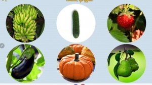 «Угадай фрукты и овощи: весёлая игра для малышей