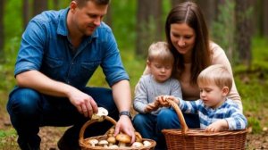 Грибная охота...