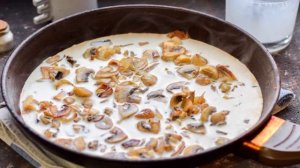 Итальянская паста в сливочном соусе