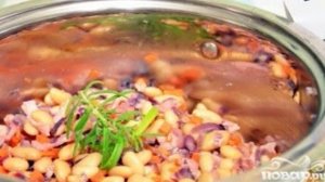 Итальянский суп с фасолью