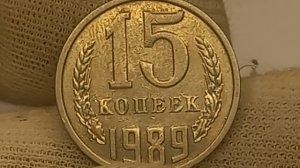 Сколько стоит монета 15 копеек 1989 года. Разновидности и браки