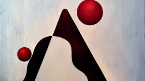 Модуль 12, Большая картина маслом на холсте 100*100 см. Тайна укрытая в вечности... Абстракция