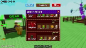 Roblox вырасти сад я скрафтил новое растение