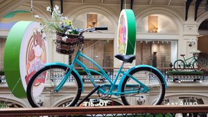 Выезд в Москву. Арбузы в фонтане. Мой  взгляд на ГУМ и Красную площадь